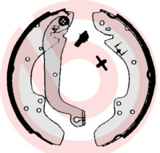 Szczęki hamulcowe BREMBO S23504 9939718