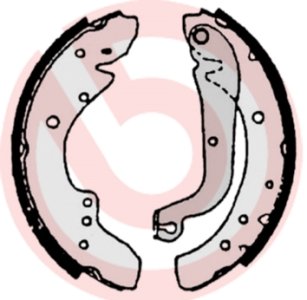 Szczęki hamulcowe BREMBO S23505 7701204637