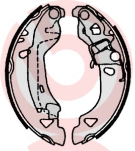 Szczęki hamulcowe BREMBO S23513 9945975