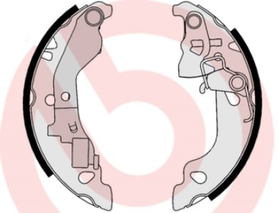 Szczęki hamulcowe BREMBO S23520 9948372