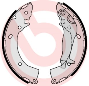 Szczęki hamulcowe BREMBO S30519 583051CA10