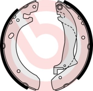 Szczęki hamulcowe BREMBO S44504 SFS100140