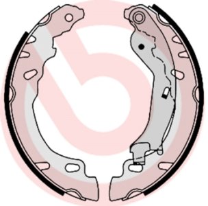 Szczęki hamulcowe BREMBO S23529 77362615