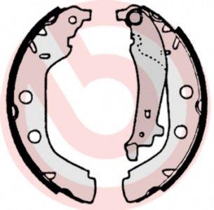 Szczęki hamulcowe BREMBO S61523 4241J4