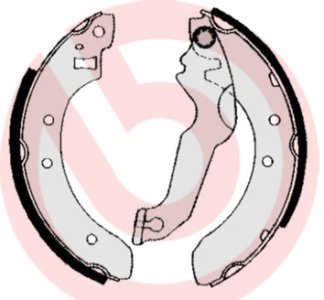 Szczęki hamulcowe BREMBO S24507 5020408