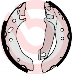 Szczęki hamulcowe BREMBO S24519 6500943