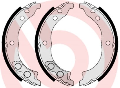 Szczęki hamulcowe BREMBO S61541 77362696