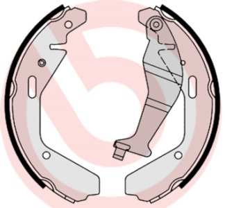 Szczęki hamulcowe BREMBO S79502 4706836