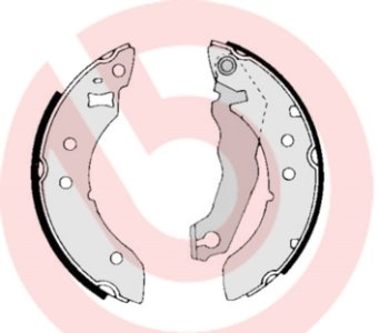 Szczęki hamulcowe BREMBO S24536 5019038