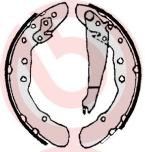 Szczęki hamulcowe BREMBO S85514 357698525CX