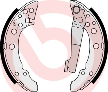 Szczęki hamulcowe BREMBO S85535 6E0609525