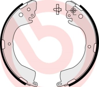 Szczęki hamulcowe BREMBO S54514 MR178826