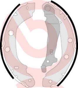 Szczęki hamulcowe BREMBO S56509 7701205517