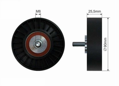Rolka prowadząca CAFFARO 20-27 074145278E