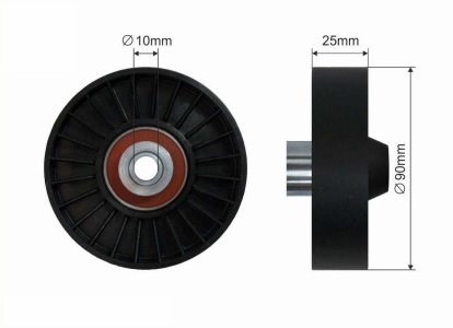 Rolka prowadząca CAFFARO 12-10 60812515