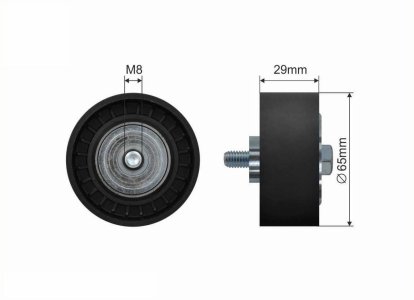 Rolka prowadząca CAFFARO 13-12 60654130