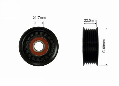 Rolka napinacza CAFFARO 84-00 1075546