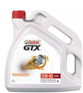 OLEJ 15W-40 CASTROL GTX HIGH MILEAGE 4L