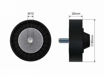 Rolka prowadząca CAFFARO 483-26 11287535860