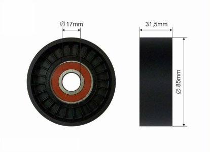 Rolka napinacza CAFFARO 188-00 117502W200