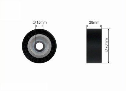 Rolka napinacza CAFFARO 180-87 045903315A