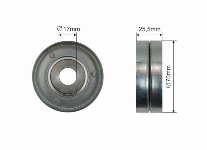 Rolka napinacza CAFFARO 255-00 64552248563