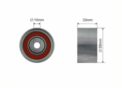Rolka prowadząca CAFFARO 224-102 RF5C12730