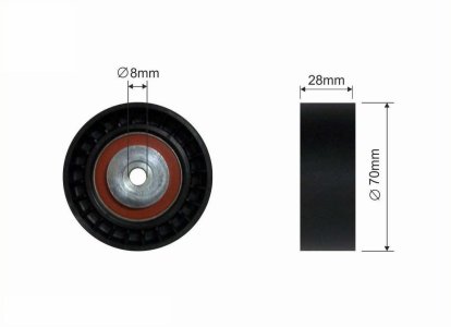 Rolka prowadząca CAFFARO 196-39 03G145276