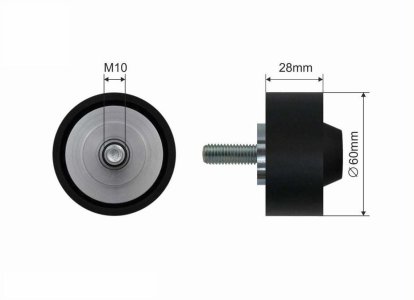 Rolka prowadząca CAFFARO 371-91 022145276A