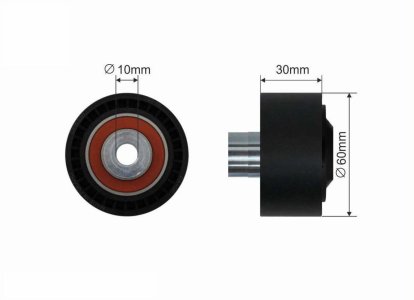Rolka prowadząca CAFFARO 297-30 5751F4