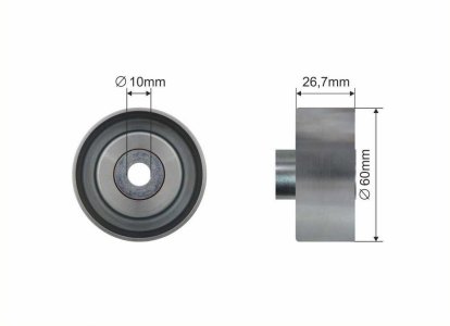 Rolka prowadząca CAFFARO 308-37 1308227