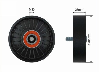 Rolka prowadząca CAFFARO 376-99 252862B010