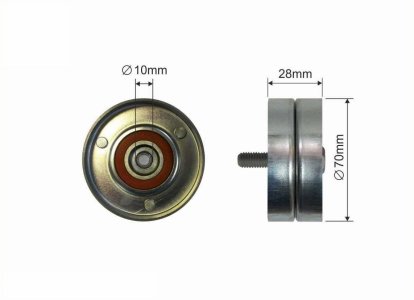 Rolka prowadząca CAFFARO 375-99 2528727000