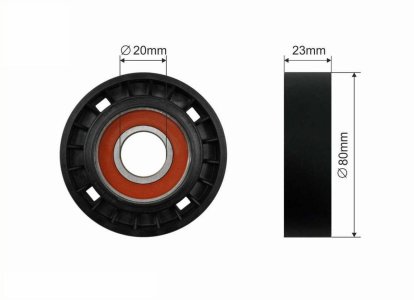 Rolka prowadząca CAFFARO 10-99 7702173