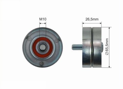 Rolka napinacza CAFFARO 392-11 6453S4