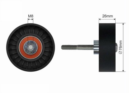 Rolka prowadząca CAFFARO 22-20 9207905