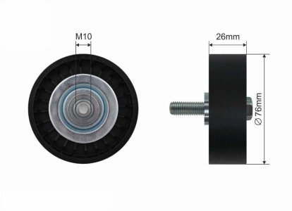 Rolka prowadząca CAFFARO 22-37 6854427