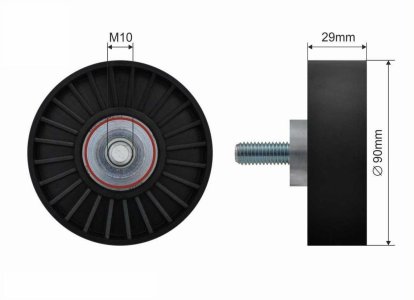 Rolka prowadząca CAFFARO 29-10 1079393