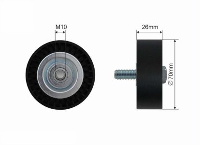 Rolka prowadząca CAFFARO 01-38 11281440378