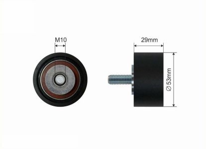 Rolka prowadząca CAFFARO 25-04 7763644