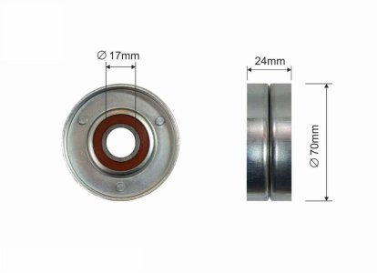 Rolka napinacza CAFFARO 66-90 06C903133B