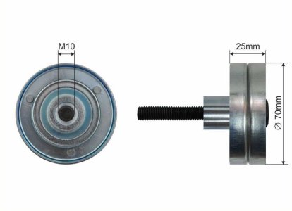 Rolka prowadząca CAFFARO 359-55 03C145276B