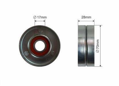 Rolka napinacza CAFFARO 332-99 06J903133A