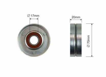 ZASTĄPIONA PRZEZ 94-00 ROLKA NAPINACZA PASKA CHR