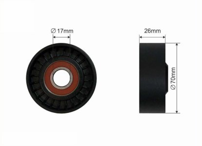 Rolka napinacza CAFFARO 01-89 04792495AB