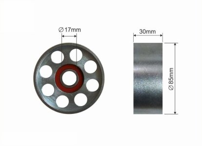 Rolka napinacza CAFFARO 292-00 ERR4708
