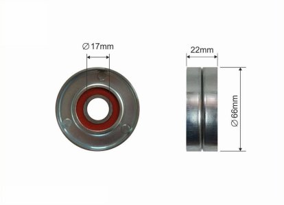 Rolka napinacza CAFFARO 304-00 55556090