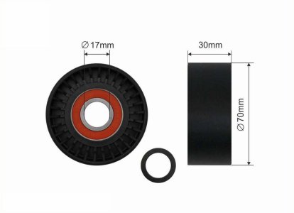 Rolka napinacza CAFFARO 329-99 7701064942