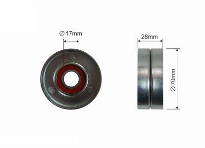 Rolka prowadząca CAFFARO 315-00 60595625