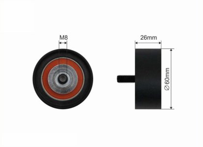 Rolka napinacza CAFFARO 307-98 